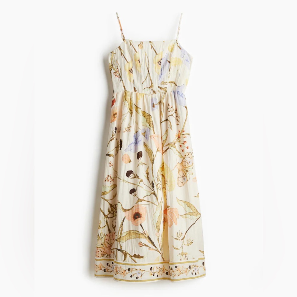 NWT H&M Strappy Midi Dress